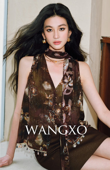 WANGXO Fleur Couture Loose Sleeveless Top - CERIS.