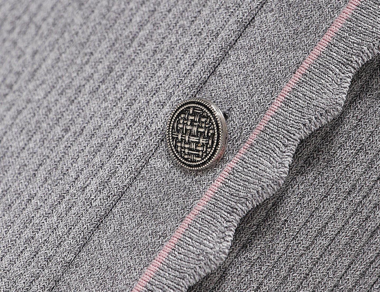 WANGXO | Custom Needle Matte Linen Stripes Slim Knitted Dress -SÉLI.