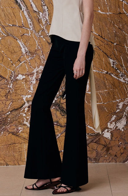 M essential Artful Agility Irregular Streamer Top Pleated Bony Structured Skirt-LIRESSA