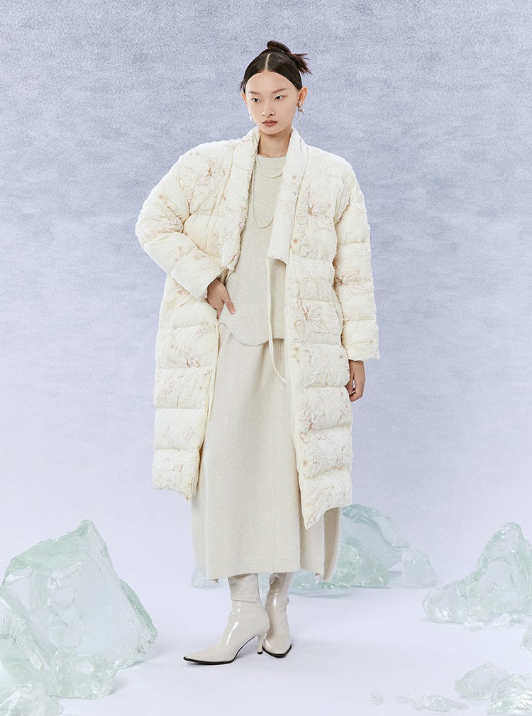 HECO Winter Warm Raccoon Fleece Wool Knitwear Sweater Women - side.