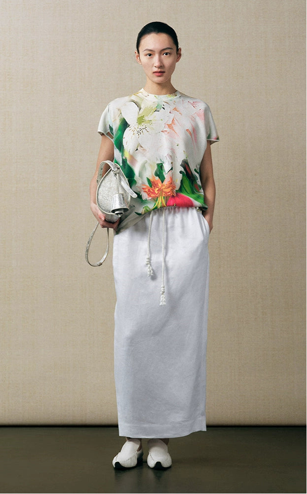 ZHUCHONGYUN knitted short-sleeved top-YAMIGAMI.