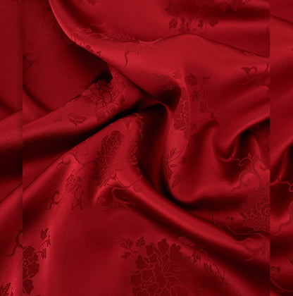 HECO Chinese acetate jacquard women's cool flesh covering elegant skirt - DATE.