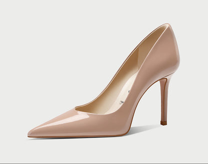 49.	pjjuu nude pointed women's stiletto heels- FERA