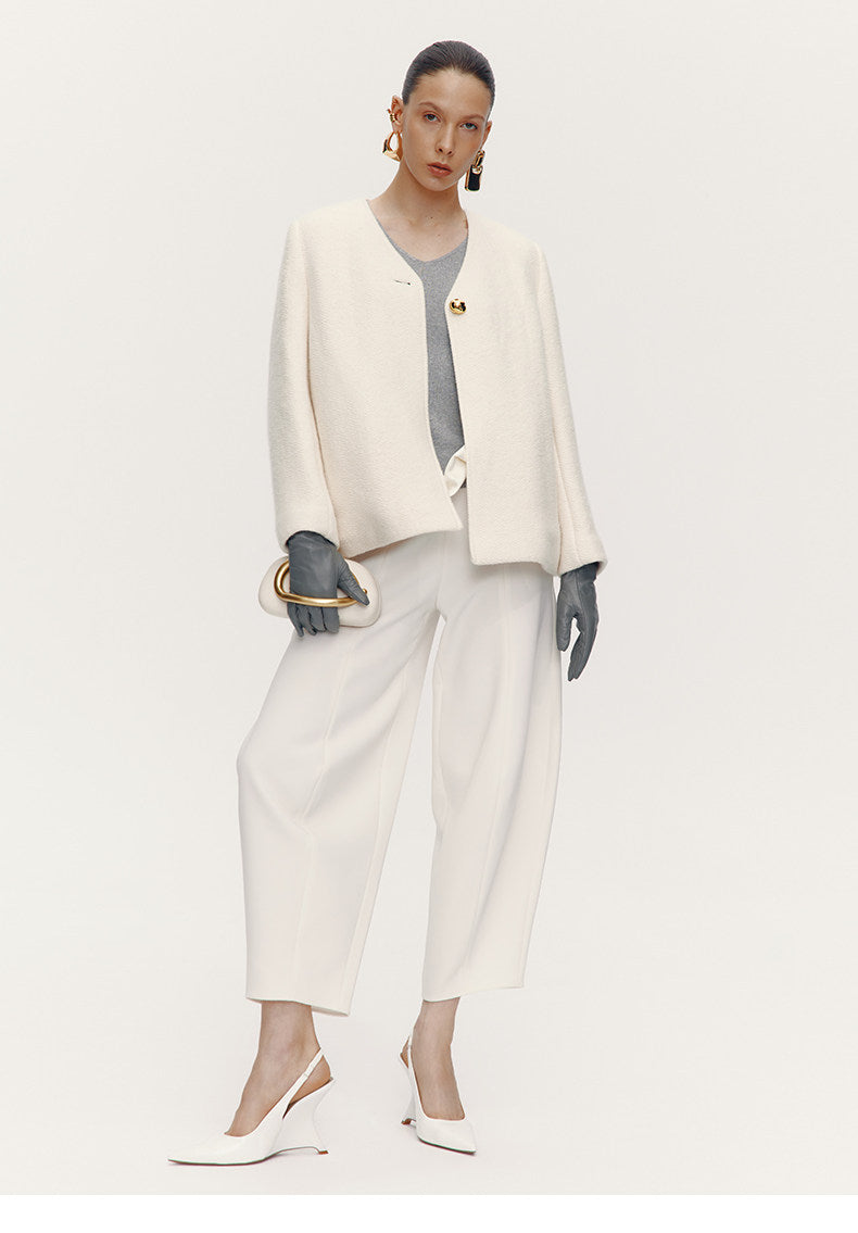 ATELIER MISS LU [After the Drama] New Artistic Scimitar Silhouette Pants - GRAT.