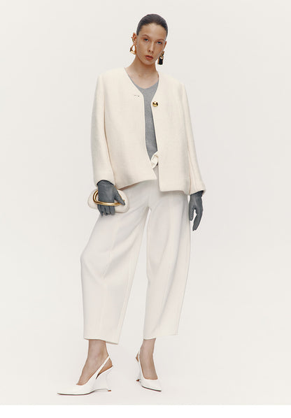 ATELIER MISS LU [After the Drama] New Artistic Scimitar Silhouette Pants - GRAT.