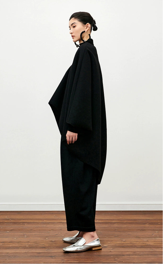 ZHUCHONGYUN black cardigan temperament coat-LENZ.