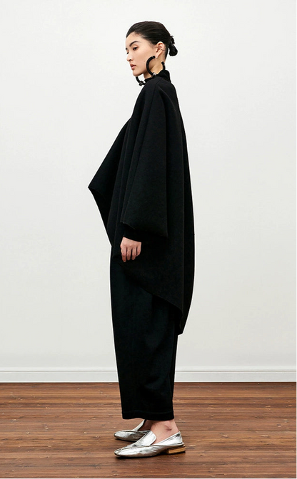 ZHUCHONGYUN black cardigan temperament coat-LENZ.