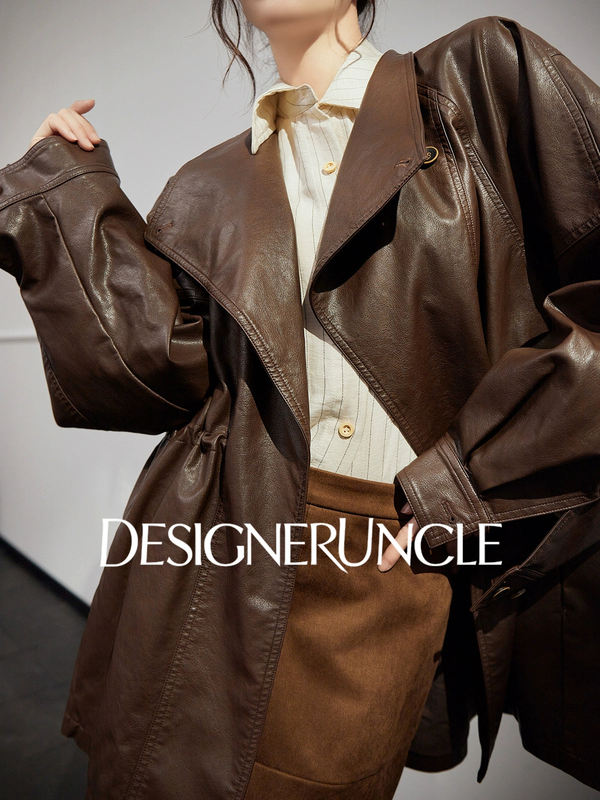 DGU "Daise" black motorcycle leather jacket - CONG.