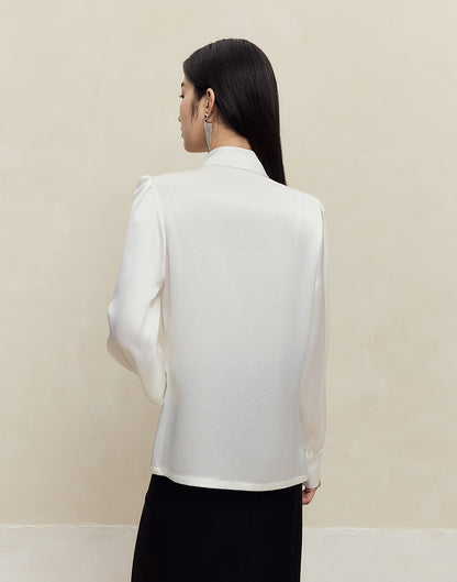 HECO Three-dimensional Handmade Stand-Up Collar Shirt Top Woman - all.