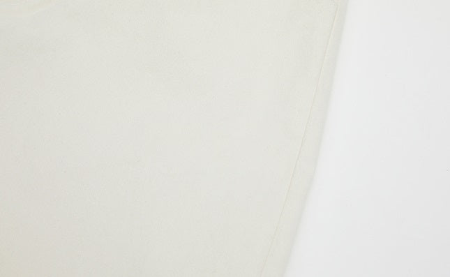 ZHUCHONGYUN  White Cotton Slacks Pockets Cocoon Pants-MIUNA.
