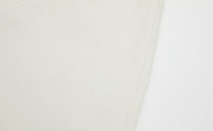 ZHUCHONGYUN  White Cotton Slacks Pockets Cocoon Pants-MIUNA.