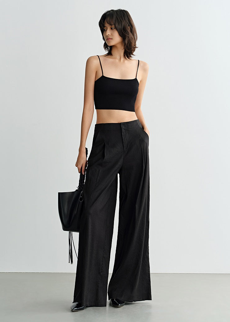 COMME MOI Lu Yan designer new women's clothing tight short pit strip camisole - REIGN.