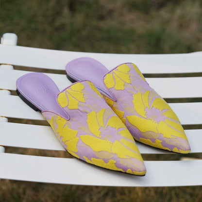 B-FEI handmade flower single shoe sandals-RAJI.