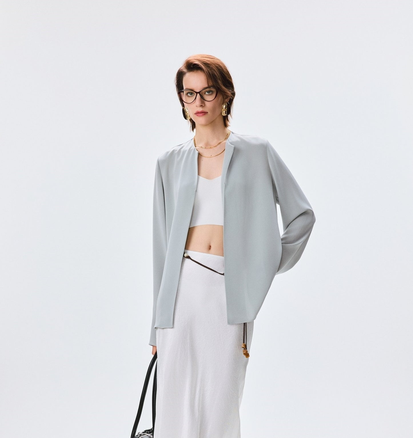 ANNASPEAK  light and cool jacket trousers high-end set-MAC.
