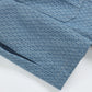 Fall autumn french vintage blue lapel buckle belt fishtail denim dress - AKaee