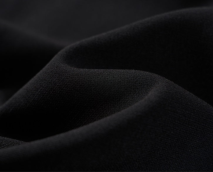 COMME MOI Lu Yan designer's new women's acetate V-neck asymmetrical dress - HONOR.