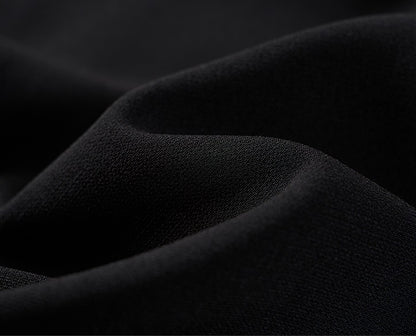 COMME MOI Lu Yan designer's new women's acetate V-neck asymmetrical dress - HONOR.