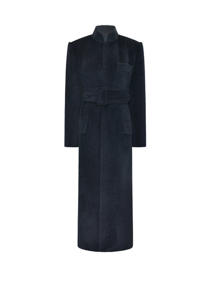 M essential Mackay designer brand water-collar tunic coat - game.