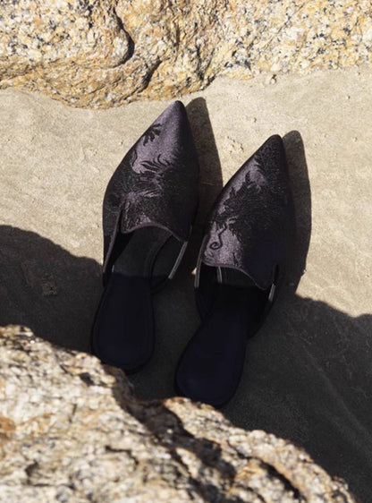 B-FEI limited edition pointed flat slippers-SHINO.