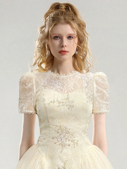 CHECOCRE Stubble French temperament girly heavy industry lace.