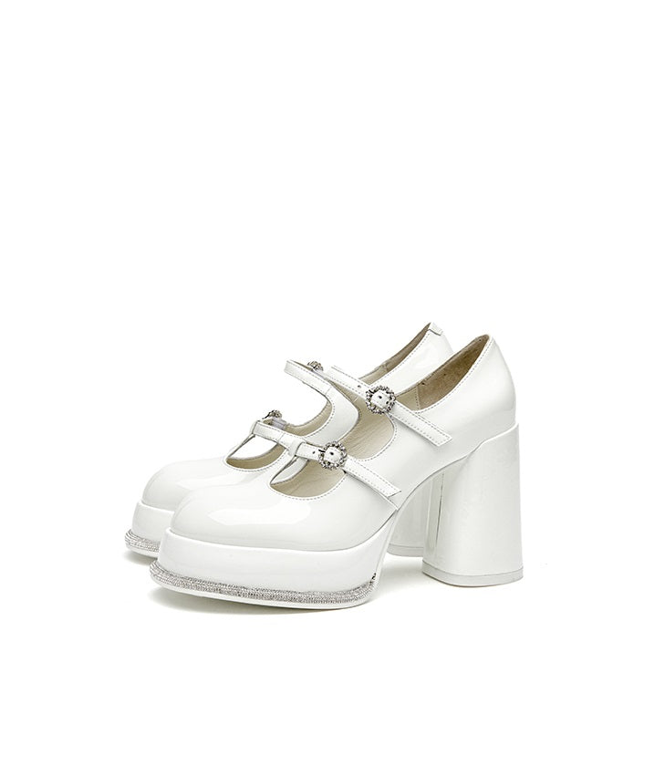 SHOESZOOO Platform Maryjane High Block Heels - SWADE.