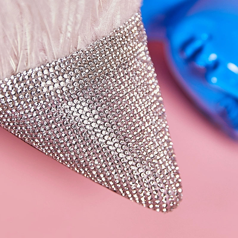 B-FE original flash diamond pointed toe heels-GABY.