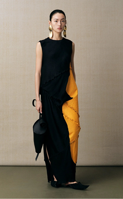 ZHUCHONGYUN irregular sleeveless Chinese dress-ZACK.