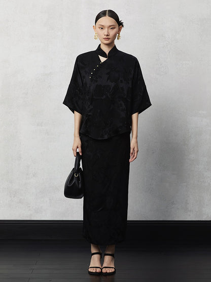 HECO Pleated Feminine Slit Long Skirt Summer - cors.