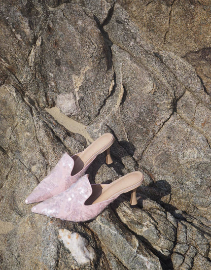 B-FEI pointed toe high-heeled sandals-TENG.