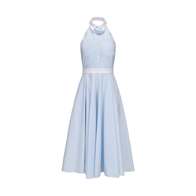 ATELIER MISS LU Orchid Backless Swing Dress - GODWIN.