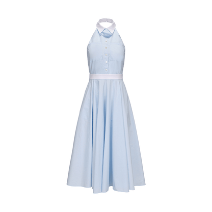 ATELIER MISS LU Orchid Backless Swing Dress - GODWIN.