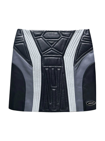 ANNAKIKI Niche Three-dimensional function stitching hip skirt-OLED