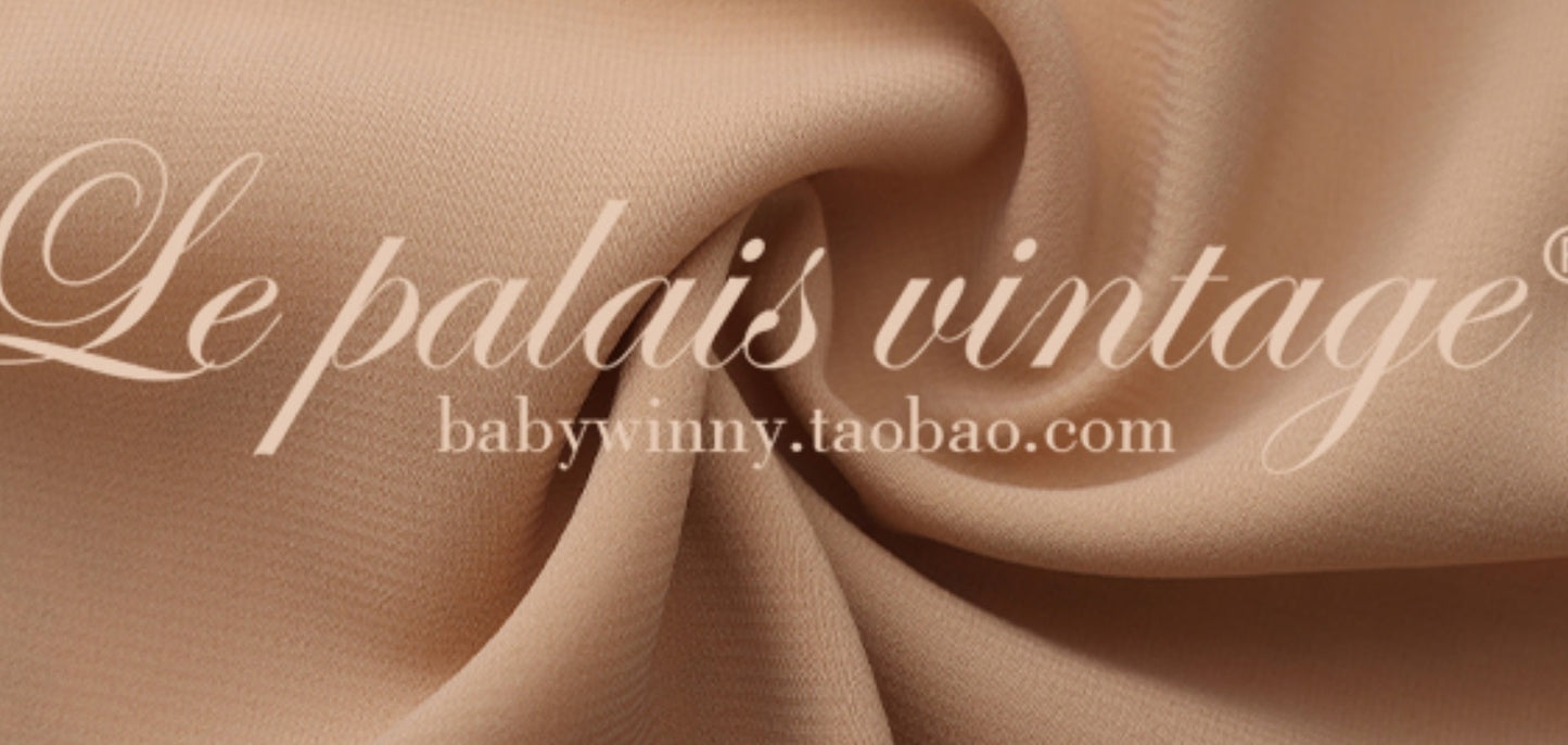 Le Palais Vintage ink pattern nude slim cheongsam dress-POMPOM.