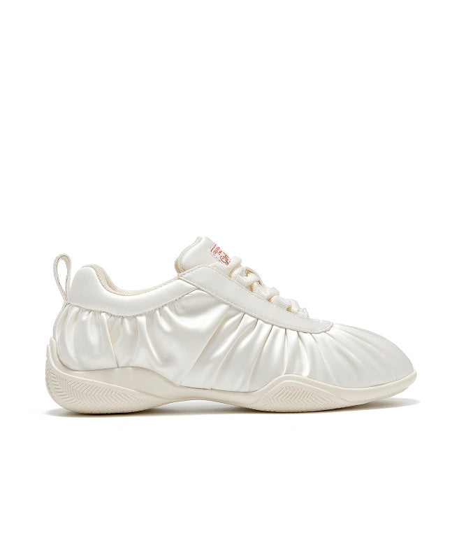 SHOESZOOO Pleated silk cloth casual shoes  - LUKE.