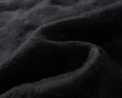 COMME MOI  summer silk embroidered slit midi dress - GLORY.