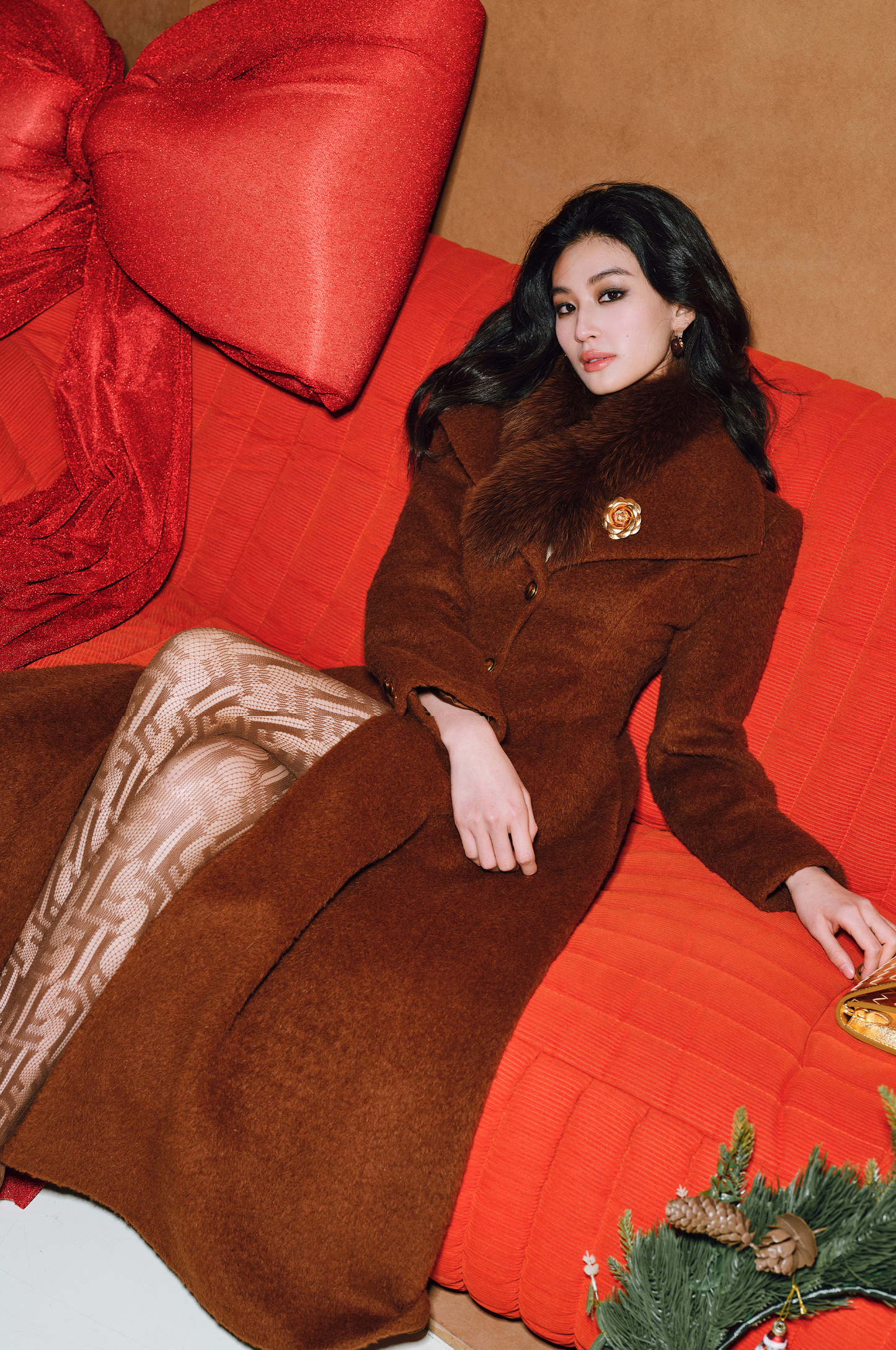 WANGXO | Luxury Alpaca Wool & Rabbit Hair Blend Long Coat -MIRA.