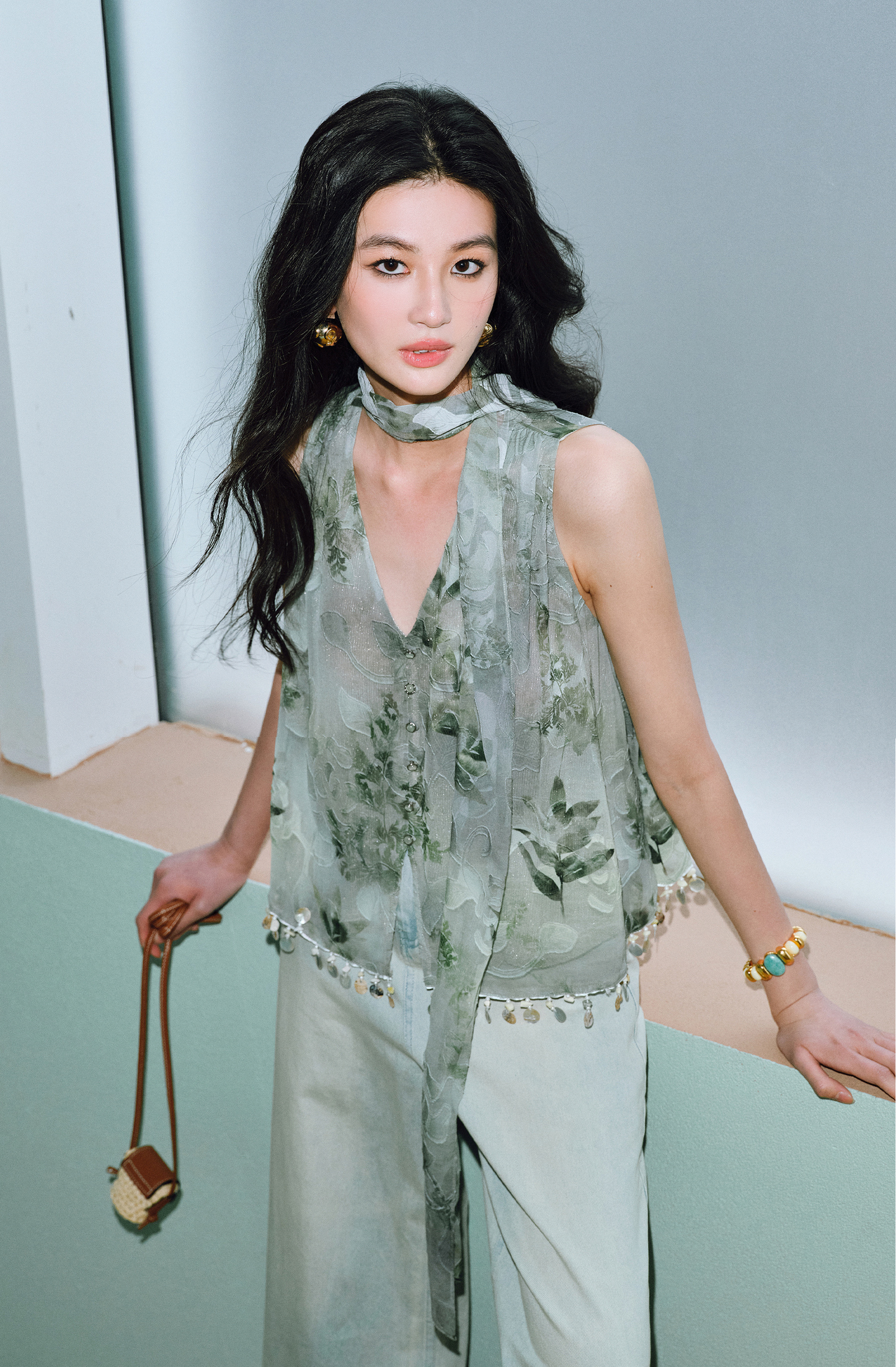 WANGXO Fleur Couture Loose Sleeveless Top - CERIS.