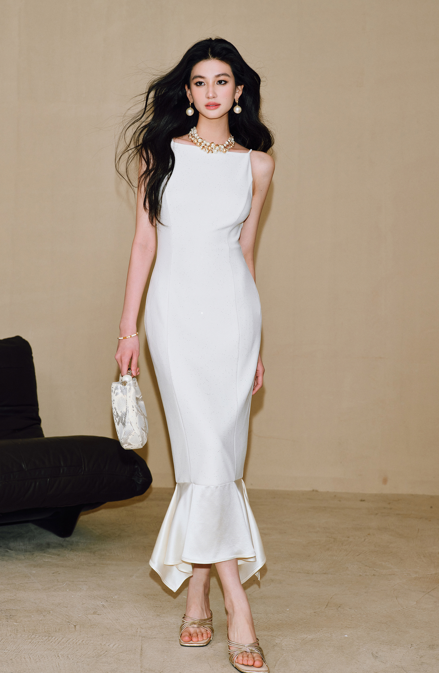WANGXO | Elegant Sleeveless Maxi Fishtail Sundress  -ZAYA.