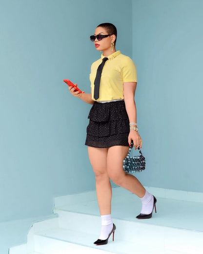 Luxury Handmade Large crystal ball beaded purse bag - LOREN Red