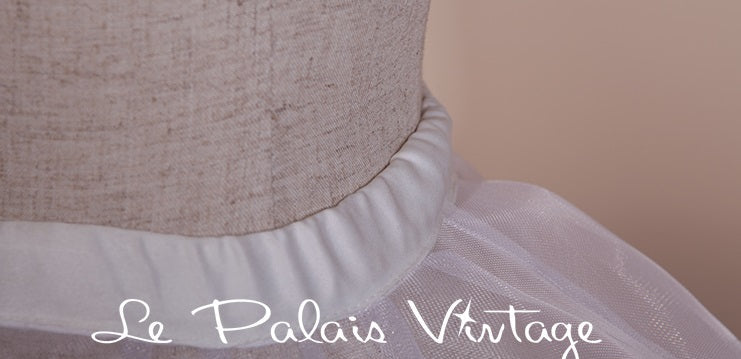 Le Palais Vintage Elegant White Double Layer Petti Skirt - Umma.