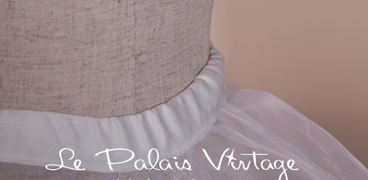 Le Palais Vintage Elegant White Double Layer Petti Skirt - Umma.