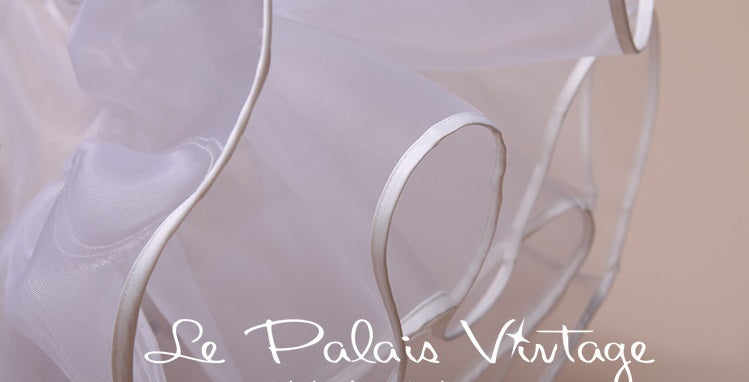 Le Palais Vintage Elegant White Double Layer Petti Skirt - Umma.
