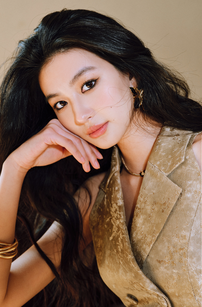 WANGXO Plum Steel Jacquard Suit-Collar Umbrella Waist Vest - VEXIS.