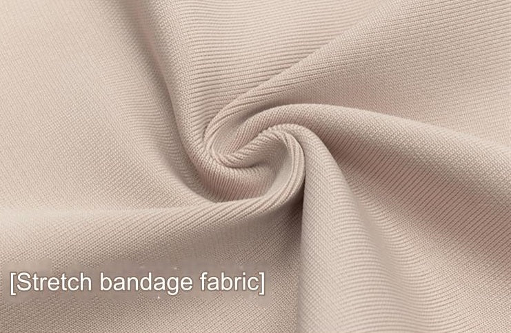 DOLLY Elegant Nude French Style Sleeveless Ruffle Fish Tail Dinner Dress-AMALIA