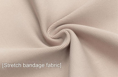 DOLLY Elegant Nude French Style Sleeveless Ruffle Fish Tail Dinner Dress-AMALIA