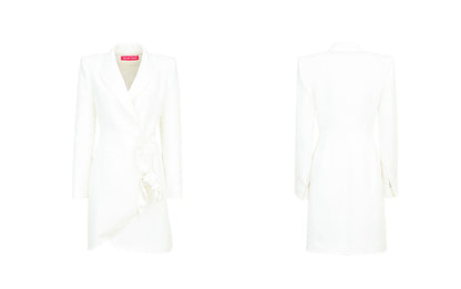 YES BY YESIR Swaying three-dimensional flower suit dress - LEVI.