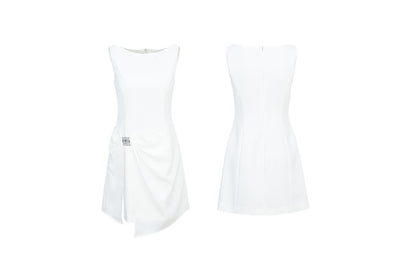 YES BY YESIR | Ye Qians Deconstructed Bow Detail Dress with Sculptural Summer Flair -ALTHEA.