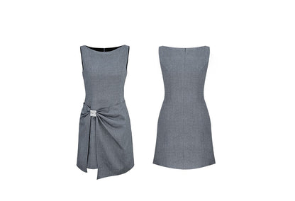 YES BY YESIR | Ye Qians Deconstructed Bow Detail Dress with Sculptural Summer Flair -ALTHEA.