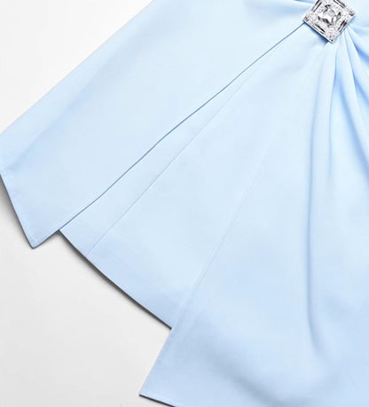 YES BY YESIR | Ye Qians Deconstructed Bow Detail Dress with Sculptural Summer Flair -ALTHEA.