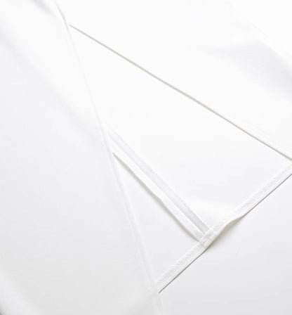 YES BY YESIR |Ye Qian 3D Floral Slit Dress with Sculpted Petals & Statement Grace-AMARIEL.